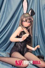 AotumeDoll #88ヘッド 155cm Cカップ  フルシリコン アダルト バニーガール先輩 アニメドール - 画像 (11)
