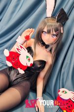 AotumeDoll #88ヘッド 155cm Cカップ  フルシリコン アダルト バニーガール先輩 アニメドール - 画像 (7)