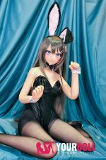 AotumeDoll #88ヘッド 155cm Cカップ  フルシリコン アダルト バニーガール先輩 アニメドール - 画像 (12)