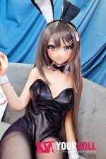 AotumeDoll #88ヘッド 155cm Cカップ  フルシリコン アダルト バニーガール先輩 アニメドール - 画像 (3)