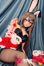 AotumeDoll #88ヘッド 155cm Cカップ  フルシリコン アダルト バニーガール先輩 アニメドール - 画像 (8)