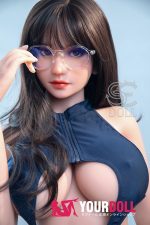SEDOLL  Phoebe 157cm  Hカップ SE#102 小麦肌 眼鏡娘 魅惑の谷間 美少女 エッチ ラブドール