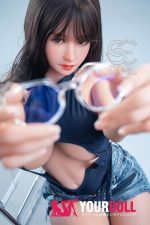 SEDOLL  Phoebe 157cm  Hカップ SE#102 小麦肌 眼鏡娘 魅惑の谷間 美少女 エッチ ラブドール - 画像 (5)