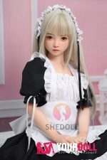 Shedoll Luoxiaoxi(洛小夕)  140cm  Aカップ シリコンヘッド ボディ材質選択可 リアルドール - 画像 (3)