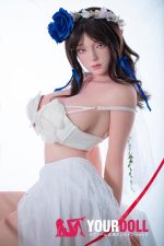 Bezlya Doll 三色菫 155cmM 巨乳 シリコンヘッド＋TPEボディ ダッチワイフ - 画像 (9)