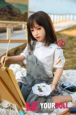 Momo 凛花 132cm  Aカップ  M029 ノーマル肌  子 ラブドール - 画像 (2)