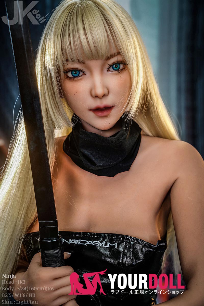 JKDOLL Ninja JK3 160cm Dカップ 小麦肌 リアルドール - 画像 (1)