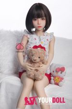 Momo 珂月 132cm  Aカップ ノーマル肌  人気 かわいい ロりラブドール - 画像 (2)