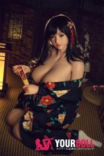 Yearndoll  弦子 162cm Kカップ  巨乳 和服美人 シリコン 人気 リアルドール - 画像 (8)
