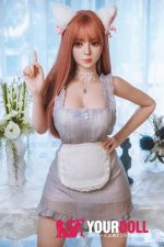 Yearndoll  素 163cm Eカップ  猫耳  メイド  シリコン製 ラブドール - 画像 (8)