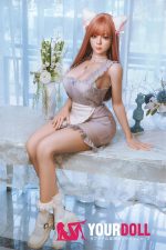 Yearndoll  素 163cm Eカップ  猫耳  メイド  シリコン製 ラブドール - 画像 (5)