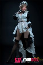 Irontech Doll  Eva S15 165cm  Gカップ  シリコン 爆乳  ブロンド メイド コスプレ系 ラブドール - 画像 (3)