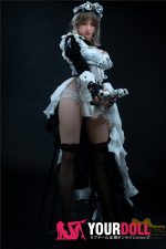 Irontech Doll  Eva S15 165cm  Gカップ  シリコン 爆乳  ブロンド メイド コスプレ系 ラブドール - 画像 (8)