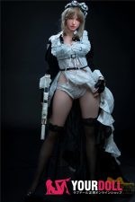 Irontech Doll  Eva S15 165cm  Gカップ  シリコン 爆乳  ブロンド メイド コスプレ系 ラブドール - 画像 (7)