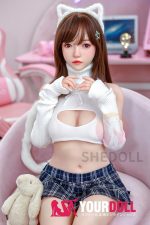 Shedoll Luoyi(洛伊) 148cm Dカップ シリコンヘッド ボディ材質選択可 ラブドール - 画像 (5)