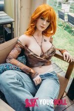 Starpery  Gill  172cm  Fカップ  Light tan肌  シリコンヘッド 材質選択可能 ダッチワイフ - 画像 (7)