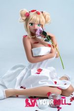 AotumeDoll  碧眼香檳 #1  155cm Hカップ フルシリコン ラブドール アニメ キャラ - 画像 (10)