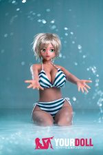 AotumeDoll  碧眼香檳 #2  155cm Hカップ フルシリコン ラブドール アニメ キャラ - 画像 (8)