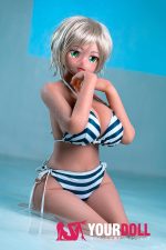 AotumeDoll  碧眼香檳 #2  155cm Hカップ フルシリコン ラブドール アニメ キャラ - 画像 (7)