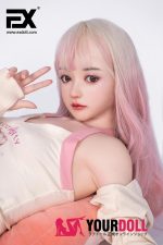 EXDOLL Ruby 155cm Aカップ Cyberfusionシリーズ pink summer  一体式 シリコンドール - 画像 (4)