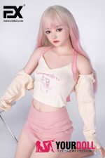 EXDOLL Ruby 155cm Aカップ Cyberfusionシリーズ pink summer  一体式 シリコンドール - 画像 (2)