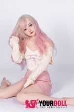 EXDOLL Ruby 155cm Aカップ Cyberfusionシリーズ pink summer  一体式 シリコンドール - 画像 (10)