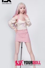 EXDOLL Ruby 155cm Aカップ Cyberfusionシリーズ pink summer  一体式 シリコンドール - 画像 (16)