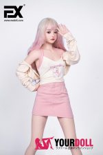 EXDOLL Ruby 155cm Aカップ Cyberfusionシリーズ pink summer  一体式 シリコンドール - 画像 (17)