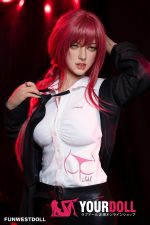 Funwest  Chloe #035 162cm Fカップ Natural肌 赤髪 魅惑 コスプレ系 凛々 スタイル満点 セックスドール - 画像 (6)