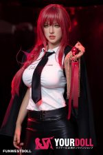 Funwest  Chloe #035 162cm Fカップ Natural肌 赤髪 魅惑 コスプレ系 凛々 スタイル満点 セックスドール - 画像 (4)