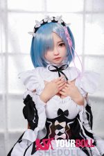 Shedoll Luoxiaoxi(洛小夕) レム 148cm  Dカップ コスプレ シリコンヘッド ボディ材質選択可 リアルドール