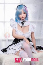 Shedoll Luoxiaoxi(洛小夕) レム 148cm  Dカップ コスプレ シリコンヘッド ボディ材質選択可 リアルドール - 画像 (10)