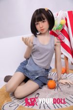 Momo  七海 145cm  Aカップ ノーマル肌  #032 可愛い最新  人気 ラブドール - 画像 (5)