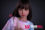 Momo  凛津 132cm  Aカップ 小麦肌  人気 かわいい ロりラブドール - 画像 (7)