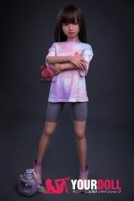Momo  凛津 132cm  Aカップ 小麦肌  人気 かわいい ロりラブドール - 画像 (6)