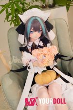 WM Dolls  六花 159cm  Bカップ  #Y010 ビニール製ヘッド+TPE製ボディ ノーマル肌 可愛い ラブドール - 画像 (2)