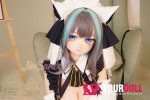 WM Dolls  六花 159cm  Bカップ  #Y010 ビニール製ヘッド+TPE製ボディ ノーマル肌 可愛い ラブドール - 画像 (6)