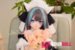 WM Dolls  六花 159cm  Bカップ  #Y010 ビニール製ヘッド+TPE製ボディ ノーマル肌 可愛い ラブドール - 画像 (5)