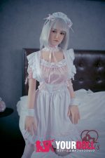 QQDOLLS Kiki 158cm Dカップ ノーマル肌 シリコン 銀髪メイド ラブドール - 画像 (11)