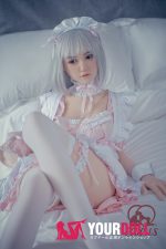 QQDOLLS Kiki 158cm Dカップ ノーマル肌 シリコン 銀髪メイド ラブドール - 画像 (22)