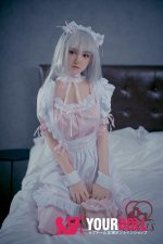 QQDOLLS Kiki 158cm Dカップ ノーマル肌 シリコン 銀髪メイド ラブドール - 画像 (10)