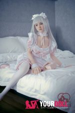 QQDOLLS Kiki 158cm Dカップ ノーマル肌 シリコン 銀髪メイド ラブドール - 画像 (25)