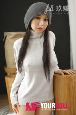 JiuShengDoll  Lily #6  150cm Dカップ ノーマル肌 シリコンヘッド＋TPEボディー 清楚系 顎機能追加可 ラブドール - 画像 (5)