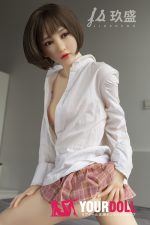 JiuShengDoll   Betty #21 150cm Cカップ ノーマル肌 シリコンヘッド＋TPEボディー 制服 顎機能追加可 ラブドール - 画像 (18)