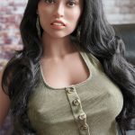 JiuShengDoll Gabriela #28  162cm Eカップ シリコンヘッド＋TPEボディ ダークブラウン肌 ラブドール 顎機能付き