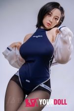 JiuShengDoll Aki #62  155cm Fカップ ノーマル肌 シリコンヘッド＋TPEボディ 巨乳 美人 ラブドール - 画像 (4)