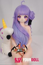 MOZU  ユニコーン (独角兽)  85cm 小胸 6kg 肌色＆瞳色＆ウィッグ＆メイク＆衣装は画像と同じ  ビニールヘッド+TPEボディ ラブドール - 画像 (11)