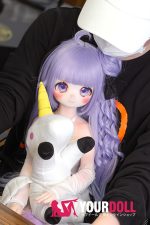 MOZU  ユニコーン (独角兽)  85cm 小胸 6kg 肌色＆瞳色＆ウィッグ＆メイク＆衣装は画像と同じ  ビニールヘッド+TPEボディ ラブドール - 画像 (5)
