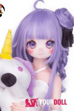 MOZU  ユニコーン (独角兽)  85cm 小胸 6kg 肌色＆瞳色＆ウィッグ＆メイク＆衣装は画像と同じ  ビニールヘッド+TPEボディ ラブドール - 画像 (8)