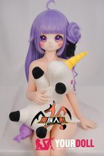 MOZU  ユニコーン (独角兽)  85cm 小胸 6kg 肌色＆瞳色＆ウィッグ＆メイク＆衣装は画像と同じ  ビニールヘッド+TPEボディ ラブドール - 画像 (4)